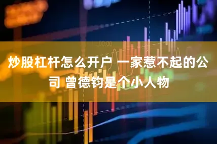 炒股杠杆怎么开户 一家惹不起的公司 曾德钧是个小人物